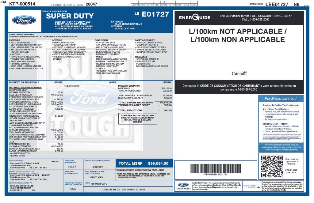 Used 2020 Blue Ford Lariat image 13