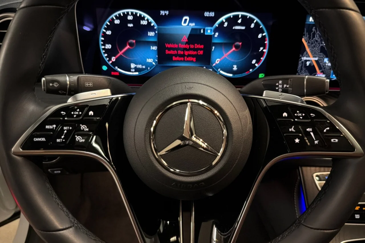 Certified Used 2022 Polar White Mercedes-Benz E 350 image 22