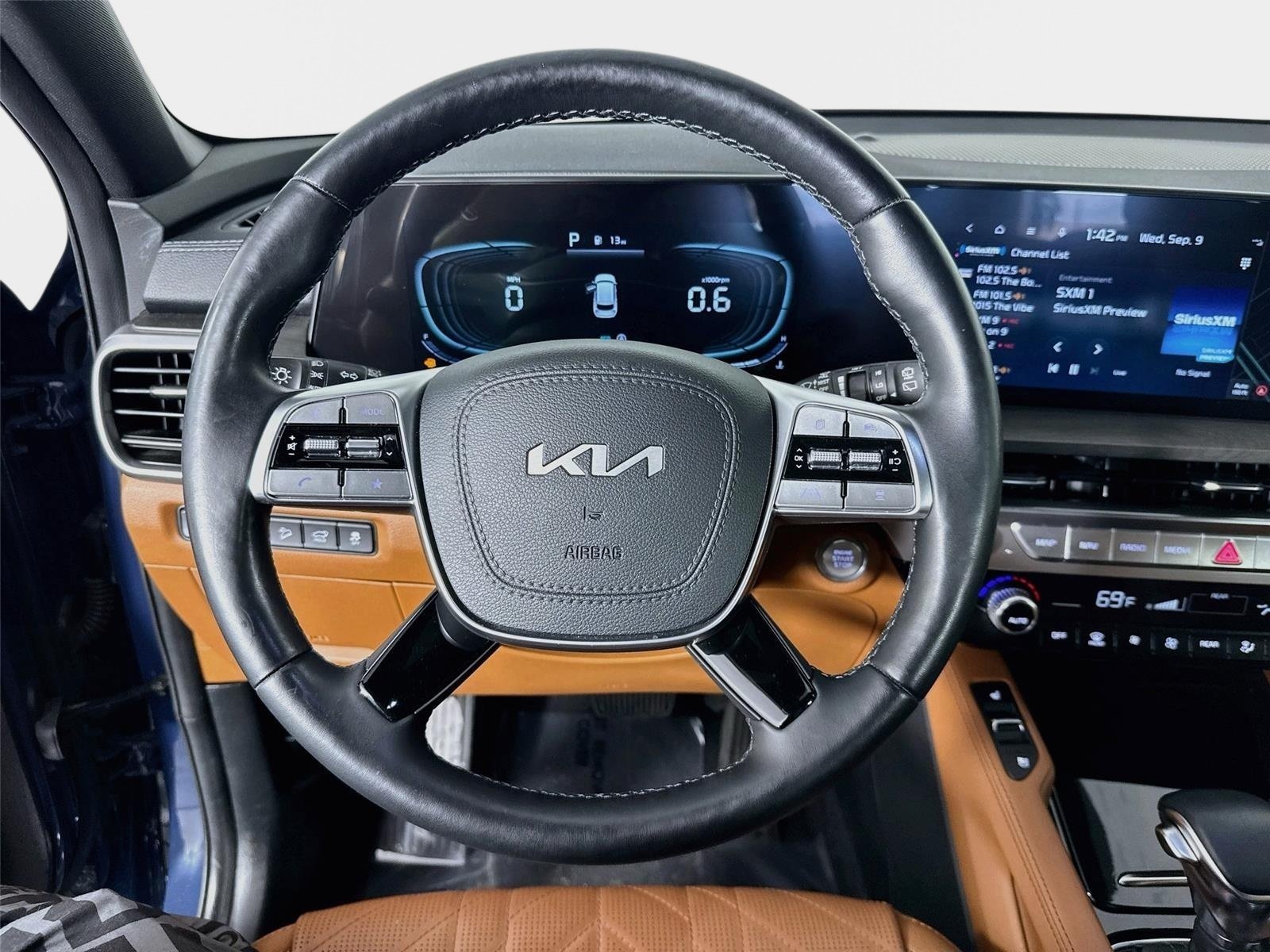 Used 2024 Midnight Lake Blue Kia EX X-Line image 12