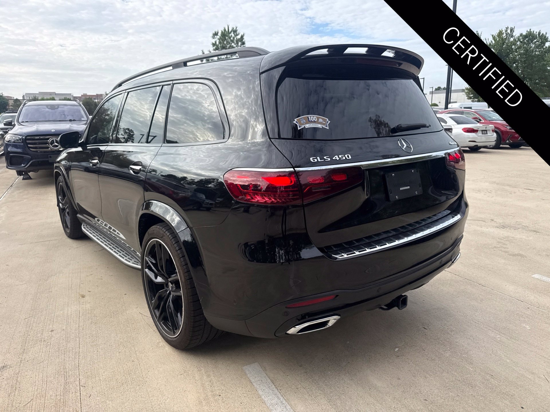 Certified Used 2025 Obsidian Black Metallic Mercedes-Benz GLS 450 image 6