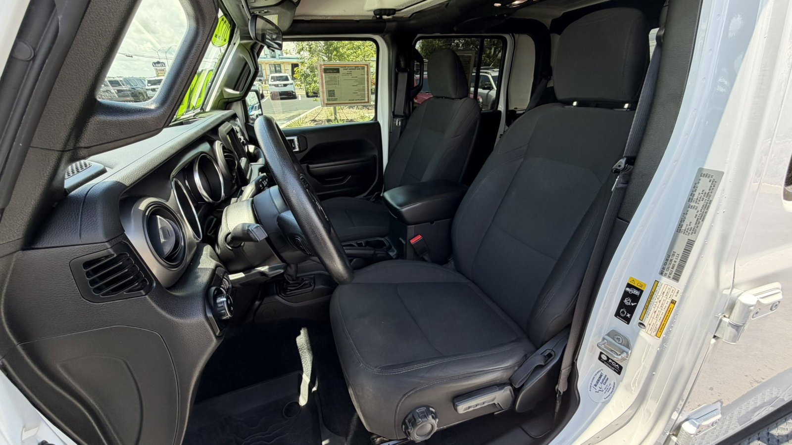 Used 2022 Bright White Clearcoat Jeep Sport image 12