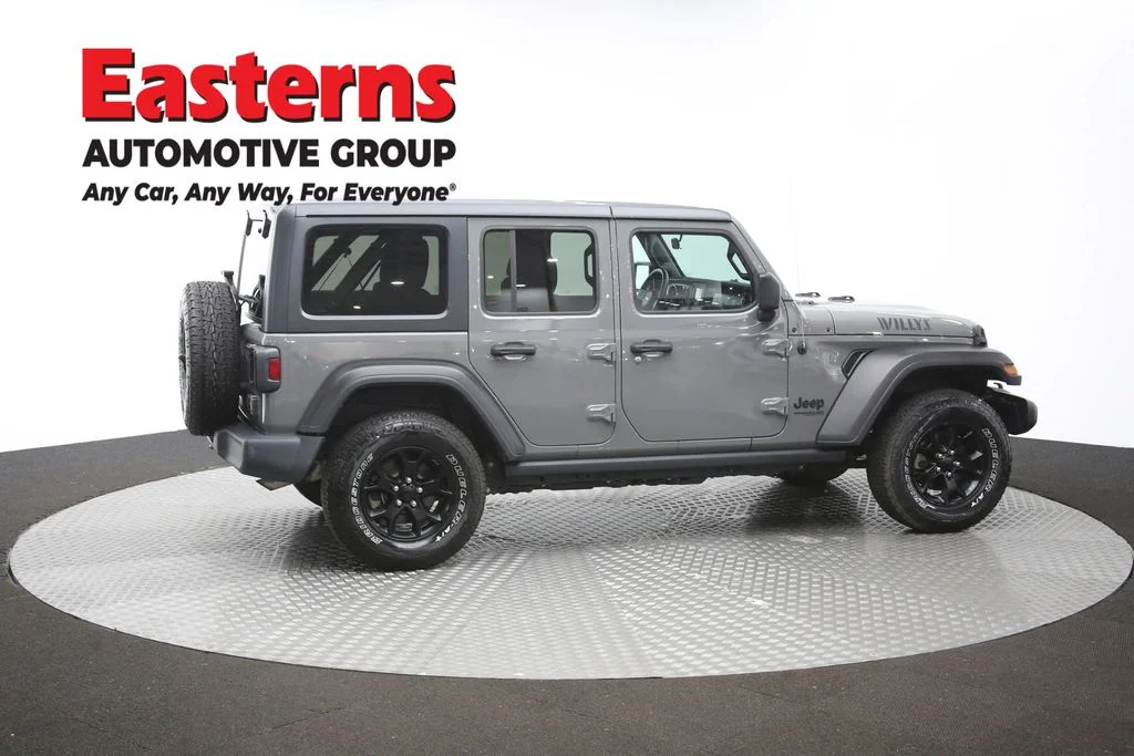 Used 2021 Gray Jeep Unlimited Willys image 41
