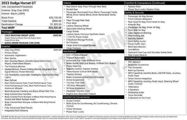 Used 2023 Gray Dodge GT image 4