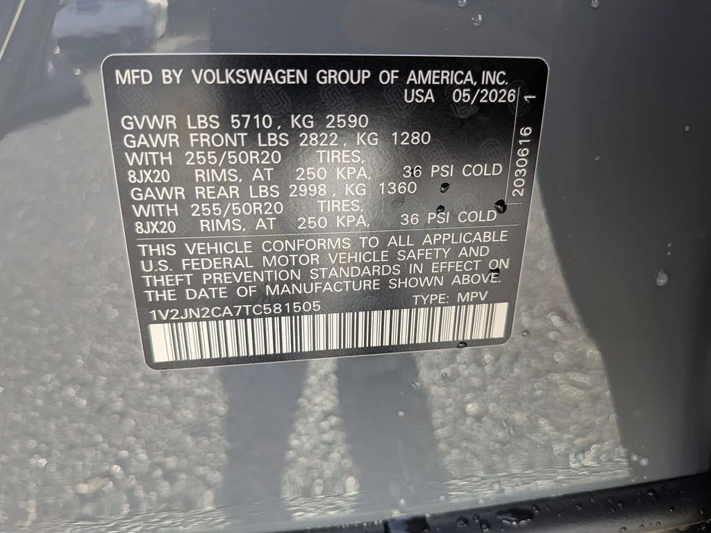 New 2026 Gray Volkswagen 2.0T SE w/Technology image 31