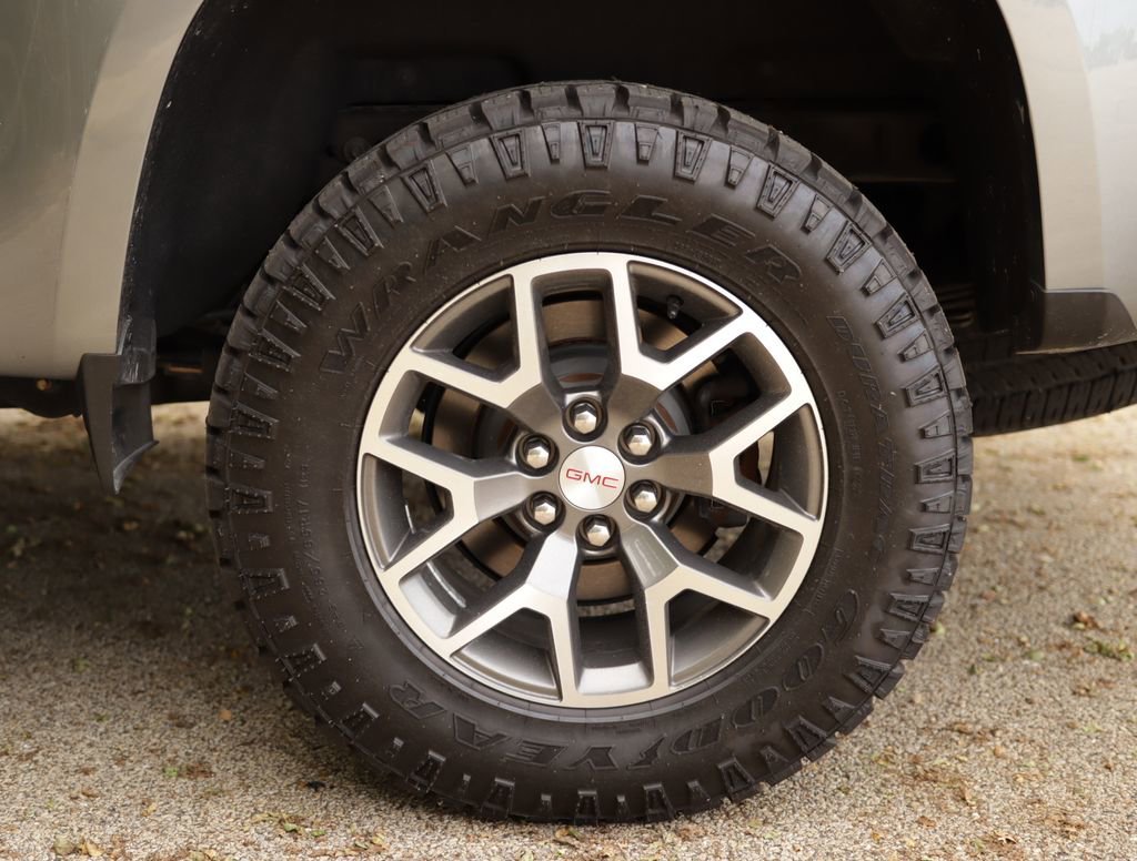 Used 2022 Satin Steel Metallic GMC AT4 - Leather image 35
