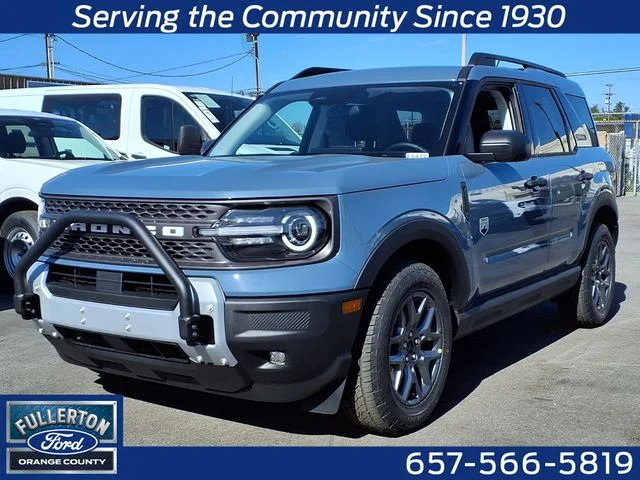 New 2026 Azure Gray Metallic Tri-Coat Ford Big Bend image 1