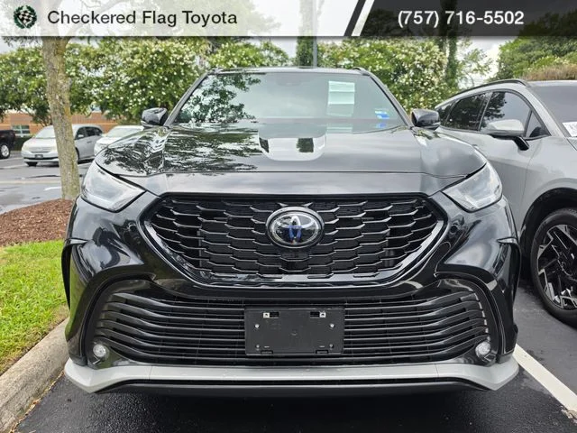 Used 2024 Midnight Black Metallic Toyota XSE image 2