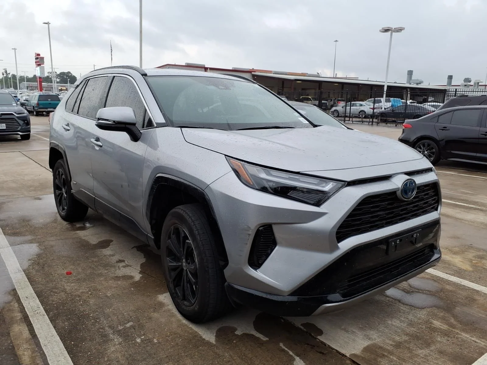 Certified Used 2022 Silver Toyota SE image 1