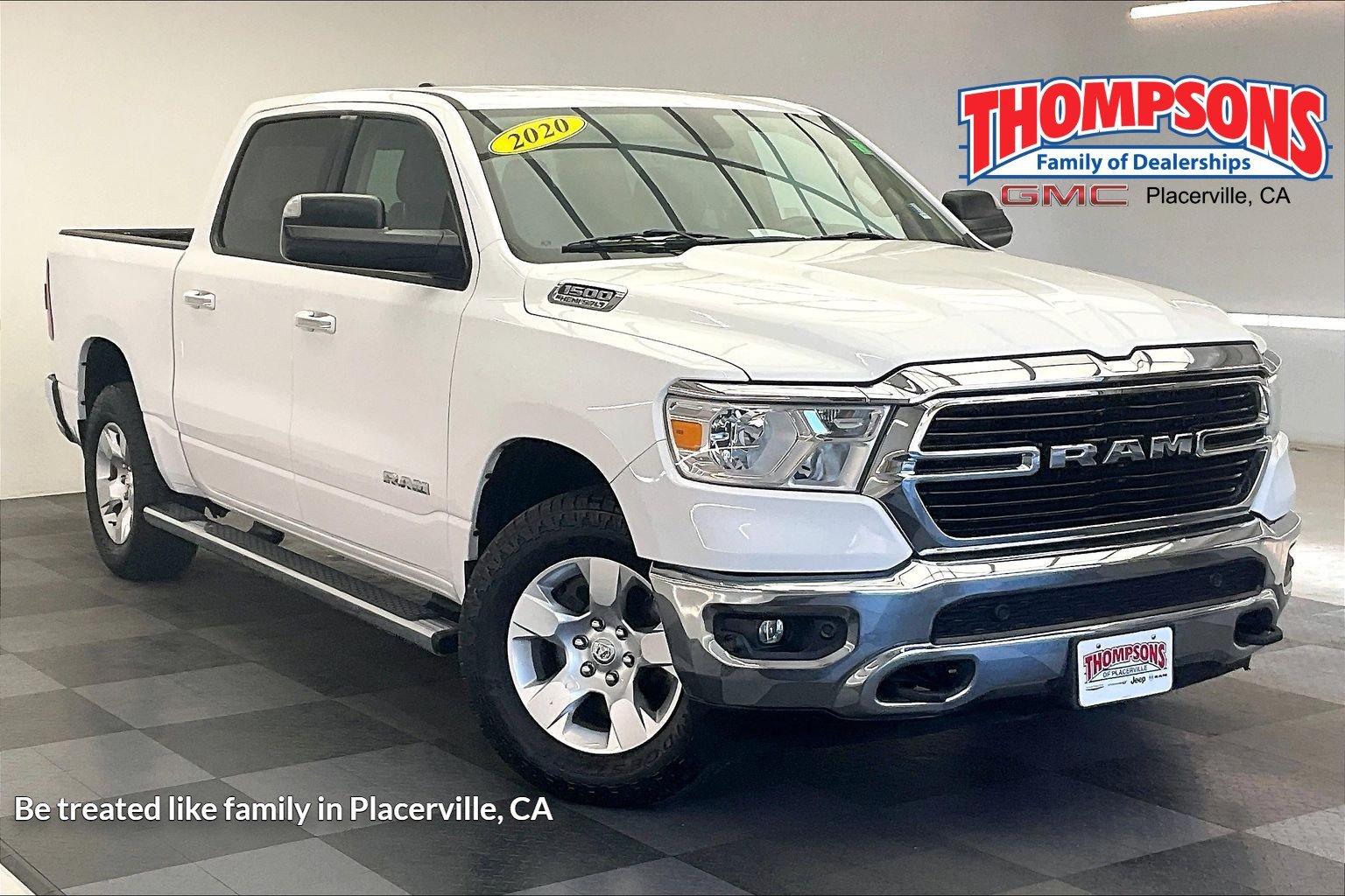 Used 2020 Bright White Clearcoat Ram Big Horn image 1