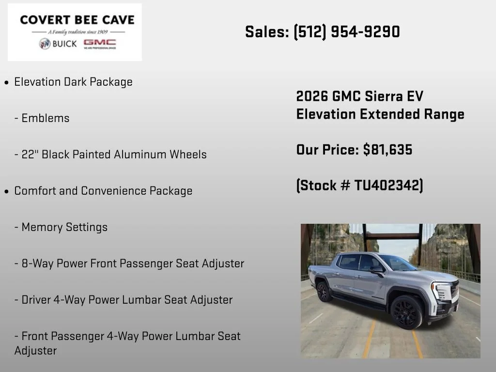 2026 GMC Sierra EV Elevation - Photo 24