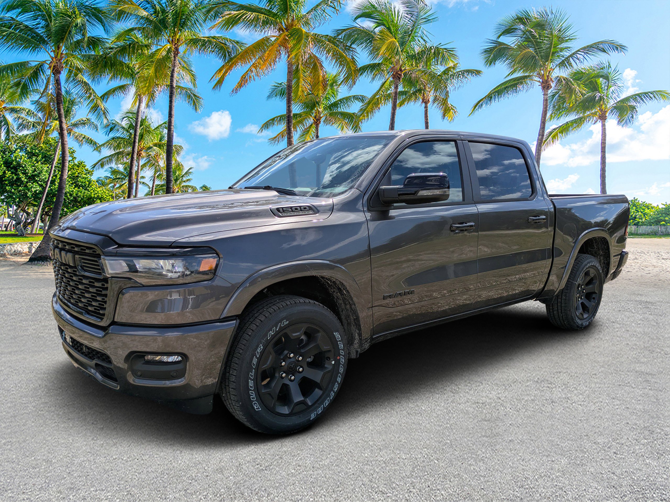 New 2026 Granite Crystal Metallic Clear-Coat Exterior Paint RAM Big Horn image 6