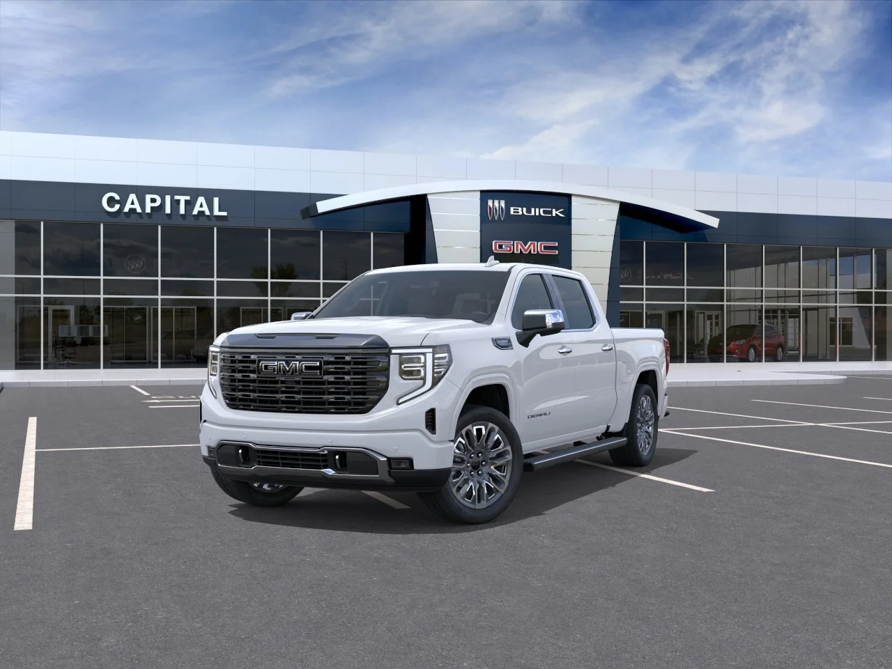 New 2026 Glacier White Tricoat GMC Denali Ultimate image 8