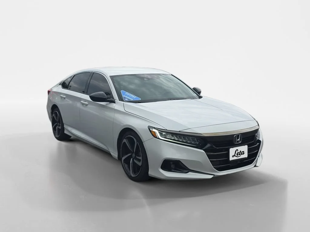 Certified Used 2022 Platinum White Pearl Honda 1.5T SPORT image 27