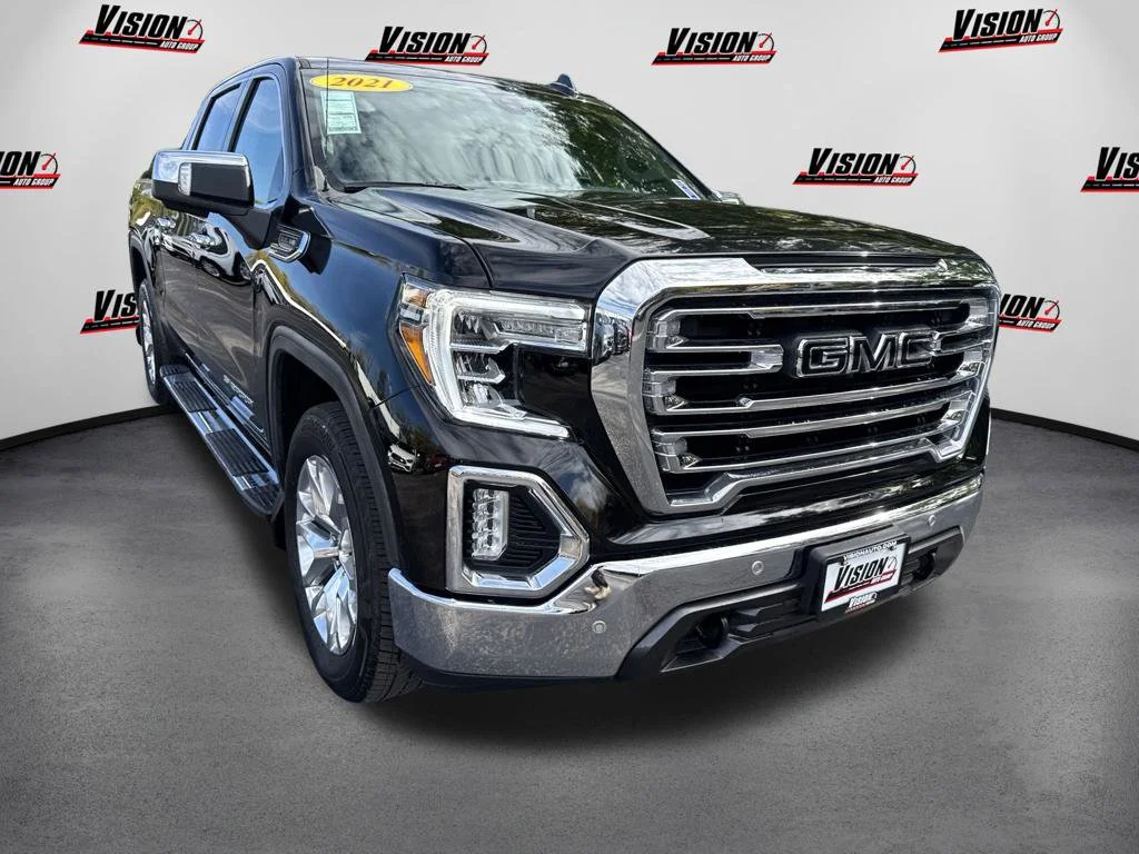 Used 2021 Black GMC SLT image 3