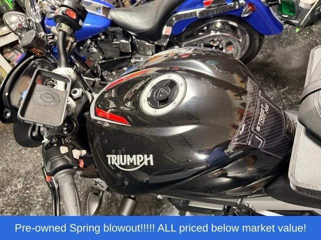 Used 2018 Black Triumph motorcycle image 25