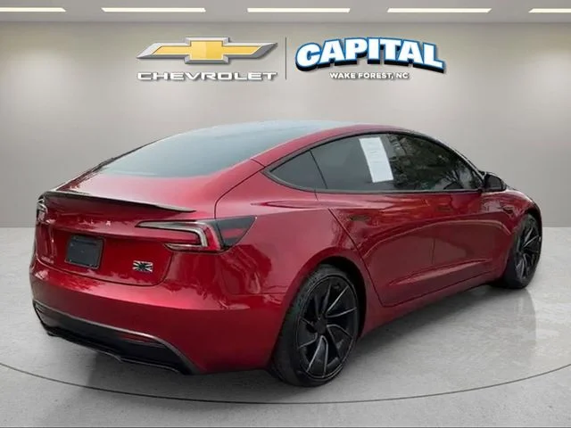 Used 2024 Red Tesla Performance image 5