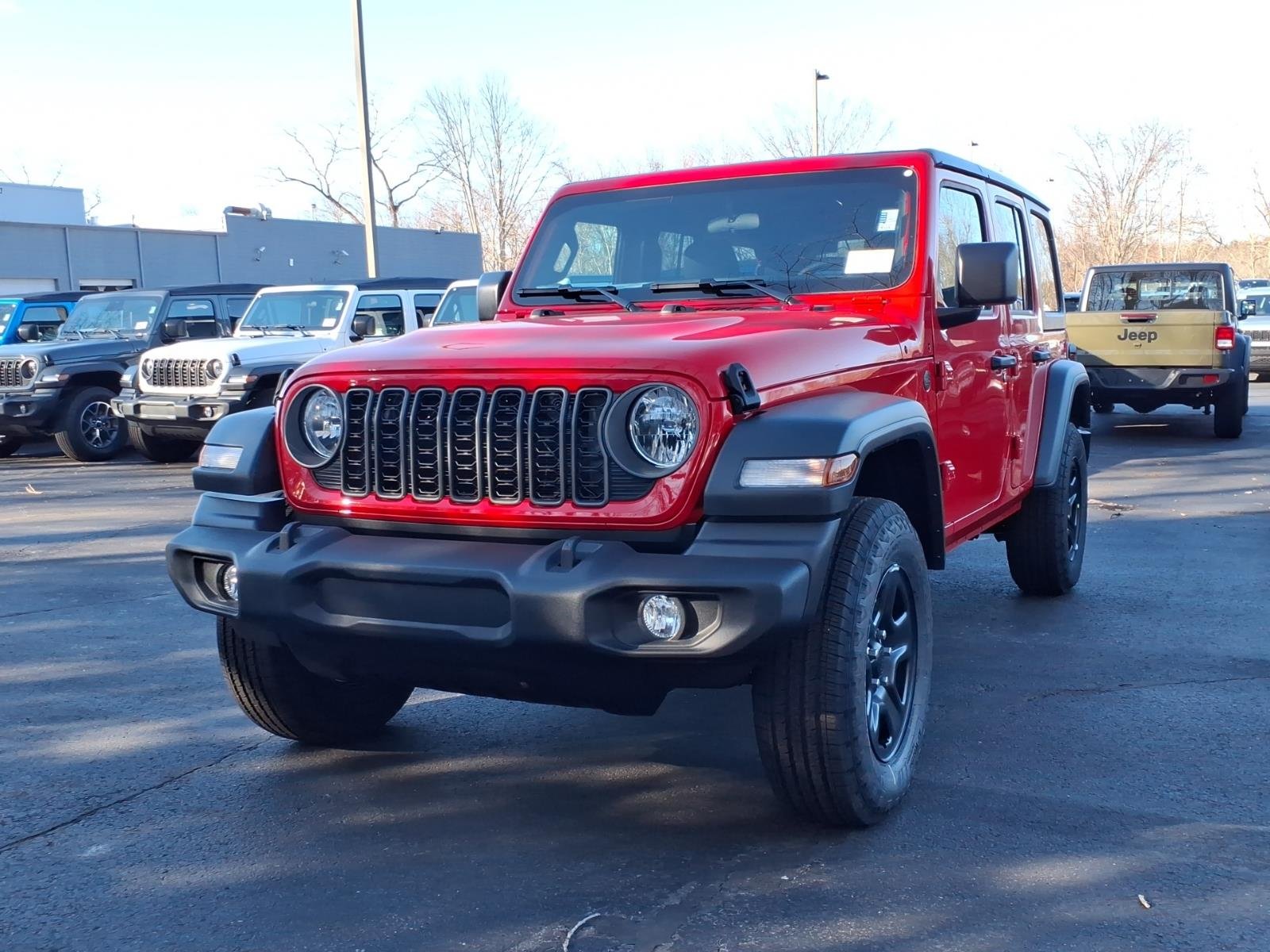 New 2026 Firecracker Red Clear-Coat Exterior Paint Jeep Sport image 7