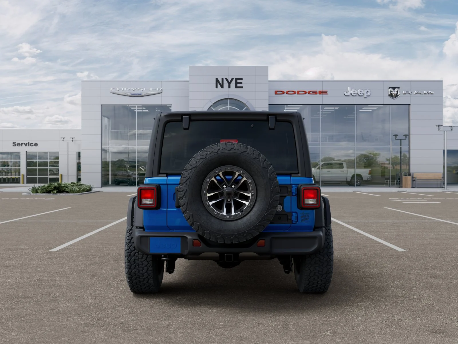 New 2026 Hydro Blue Pearl-Coat Exterior Paint Jeep Willys image 34