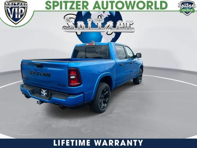 New 2026 Hydro Blue Pearl-Coat Exterior Paint RAM Big Horn/Lone Star image 9