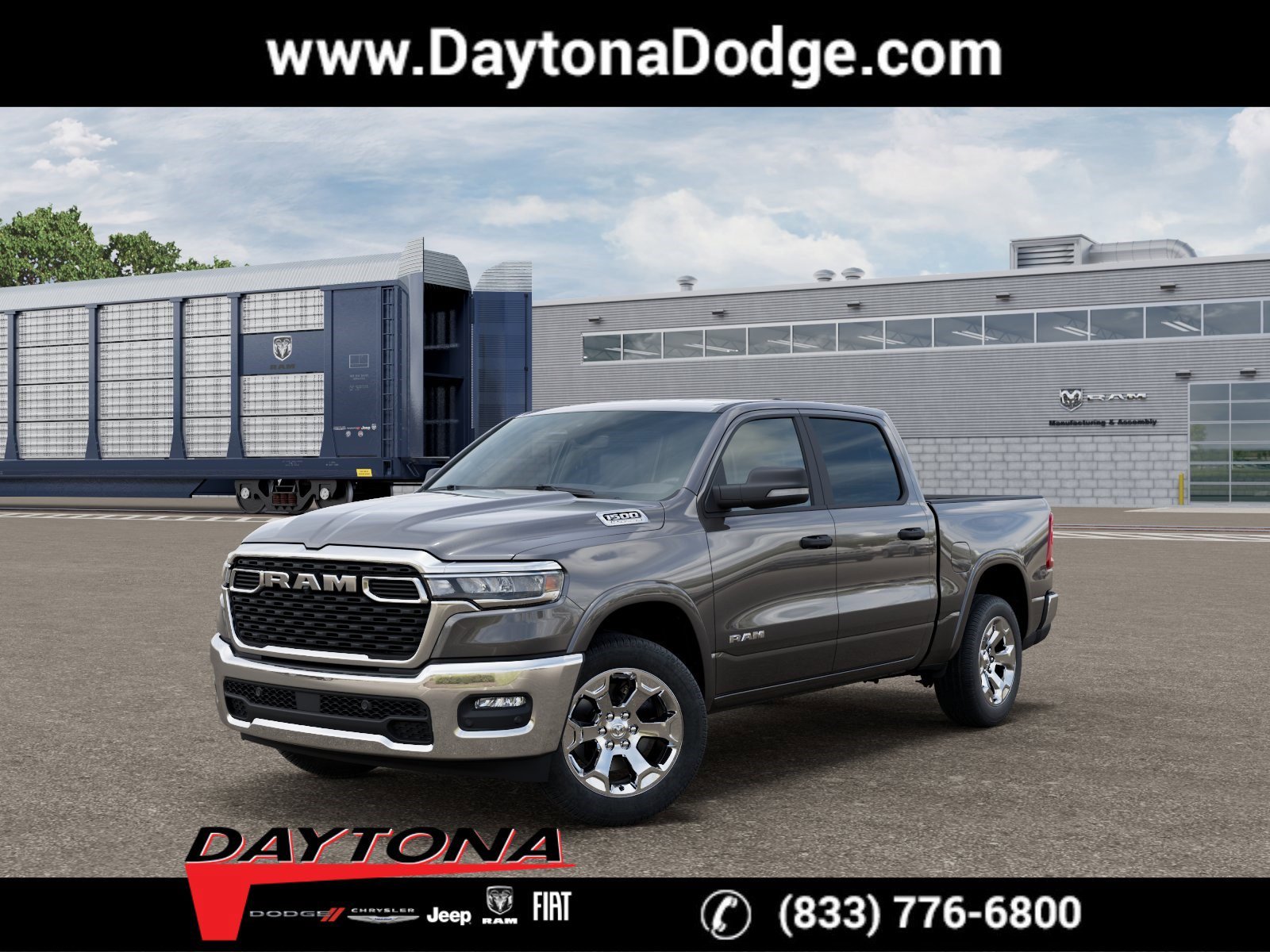 New 2026 Granite Crystal Metallic Clearcoat RAM Big Horn image 1