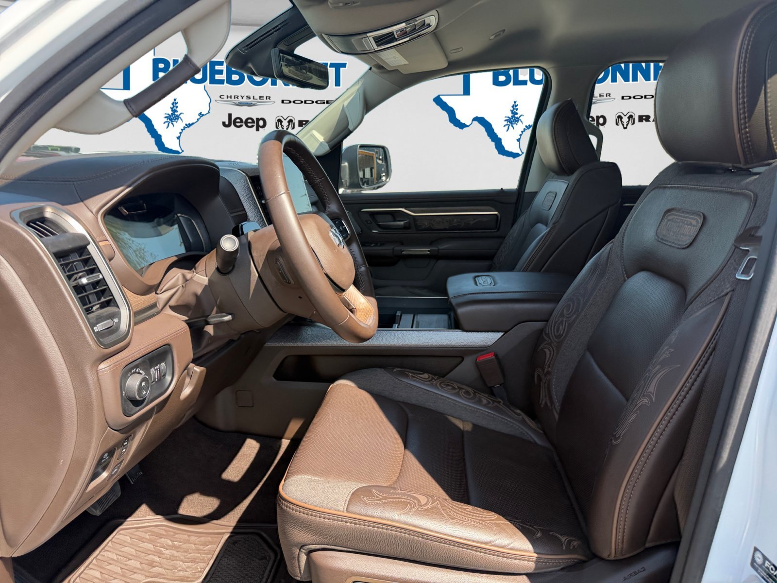 Used 2025 Bright White Clearcoat Ram Longhorn image 11