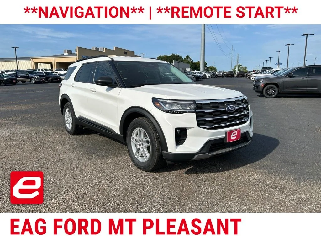 New 2026 Star White Metallic Tri-Coat Ford Active image 1