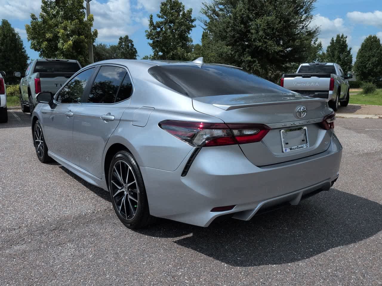 Used 2024 Celestial Silver Metallic Toyota SE image 4