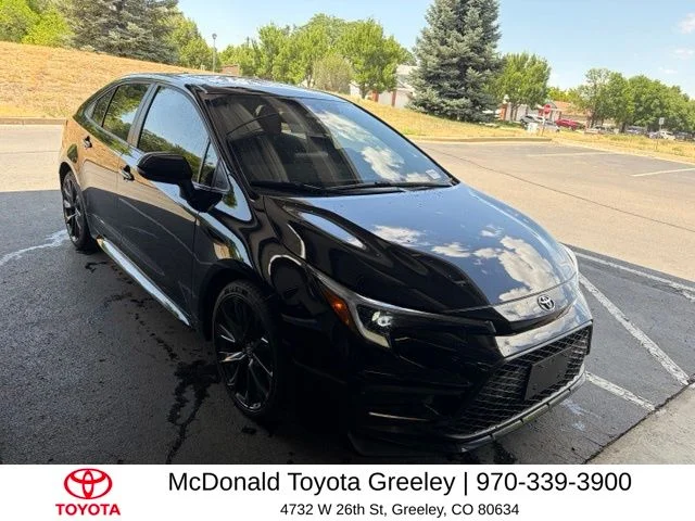 Used 2024 Black Toyota SE image 3