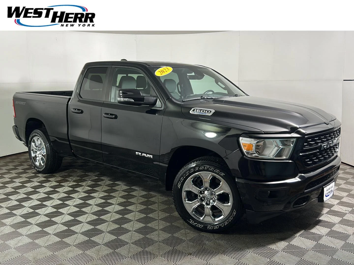 Used 2023 Diamond Black Crystal Pearlcoat Ram Big Horn image 1