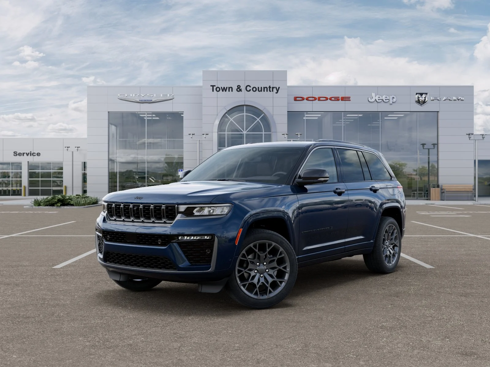 New 2026 Fathom Blue Pearl-Coat Exterior Paint Jeep Summit image 27