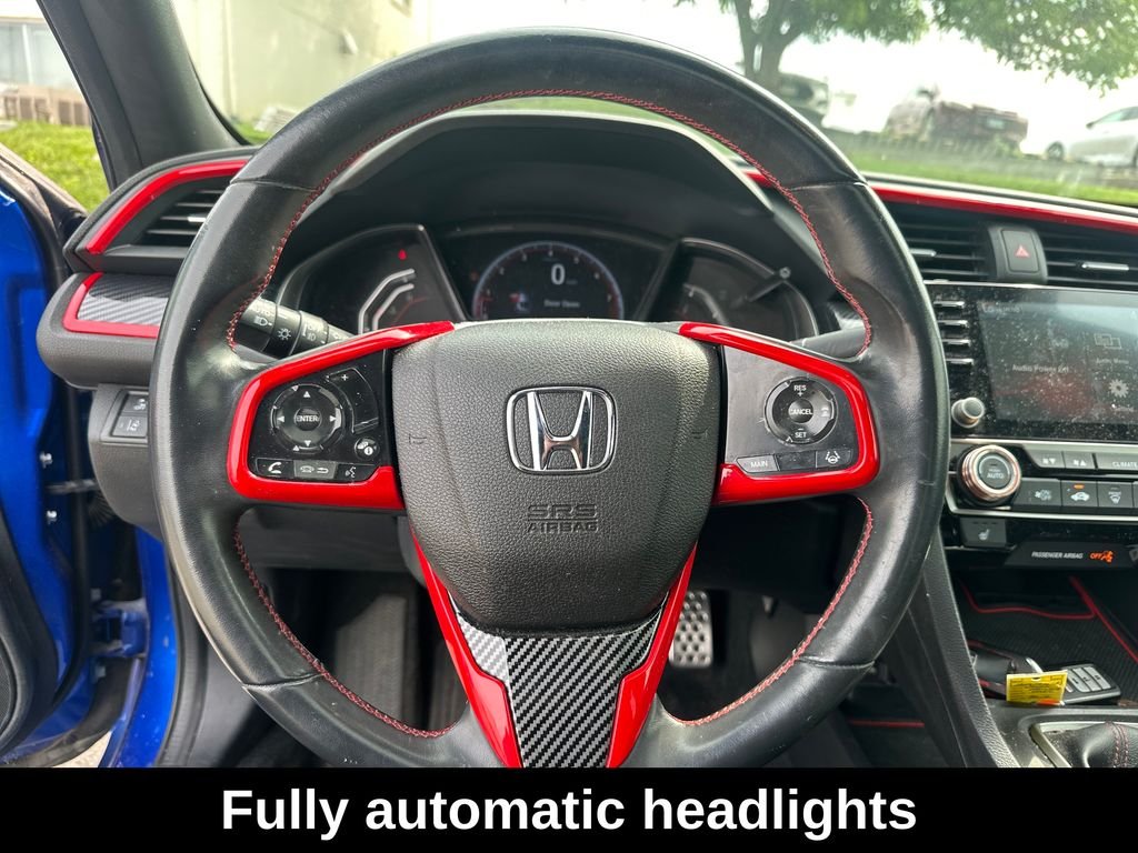Used 2020 Aegean Blue Metallic Honda Si image 13