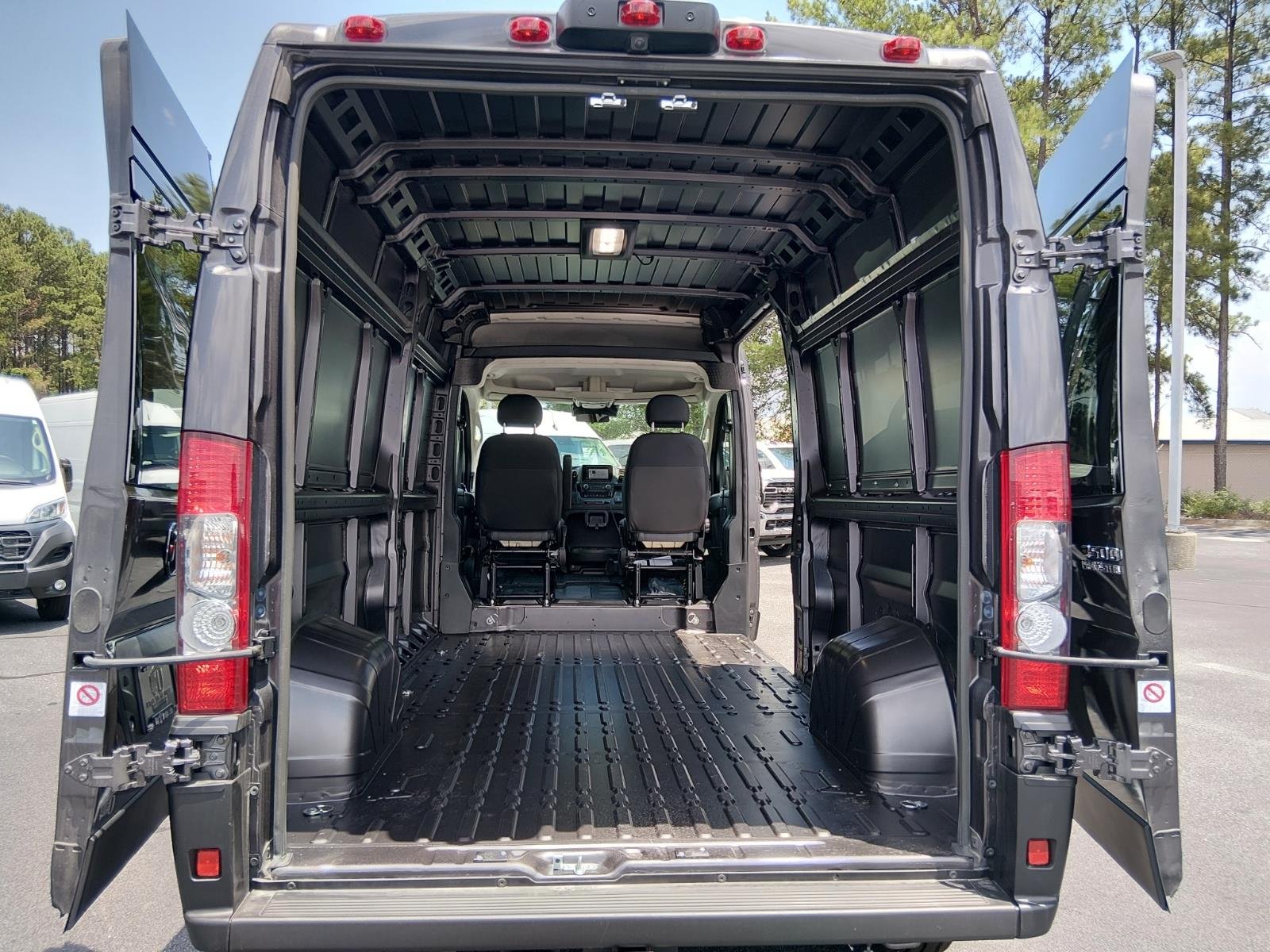 New 2026 Granite Crystal Metallic Clearcoat RAM Cargo Van Tradesman High Roof 159" WB w/Pass Seat image 7