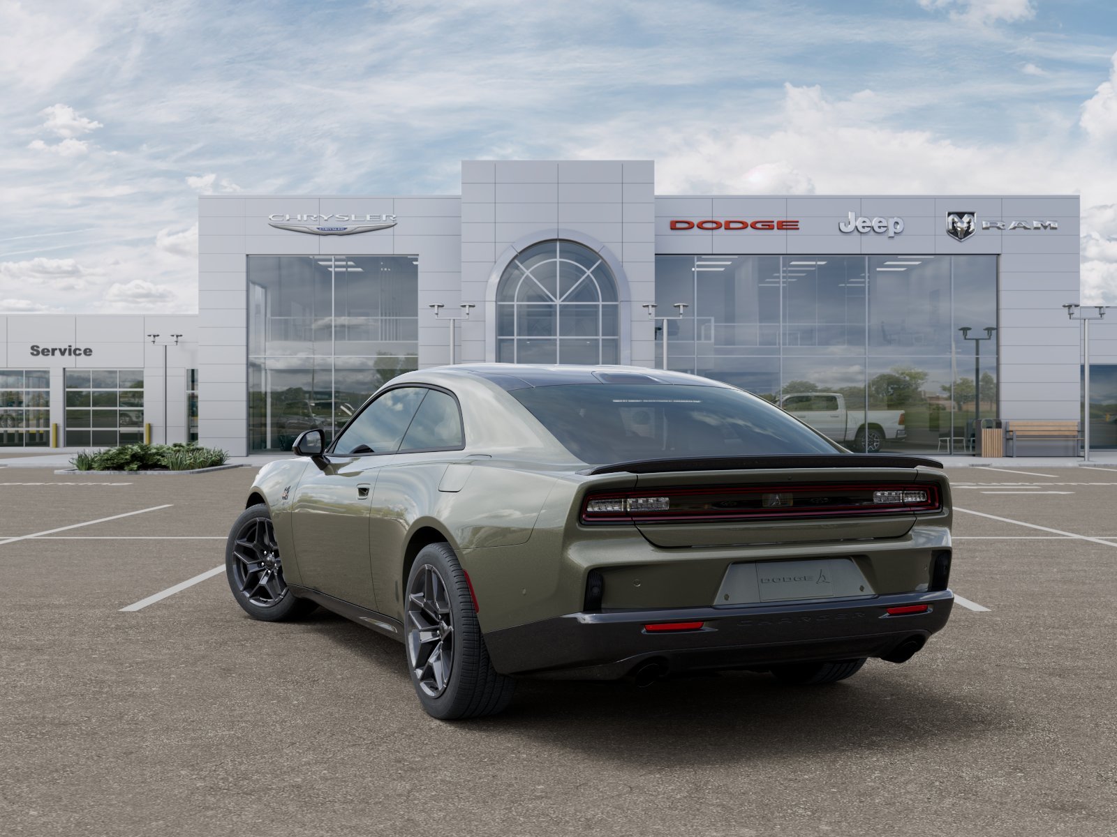 New 2026 Green Machine Exterior Paint Dodge Scat Pack 2-Door AWD image 3