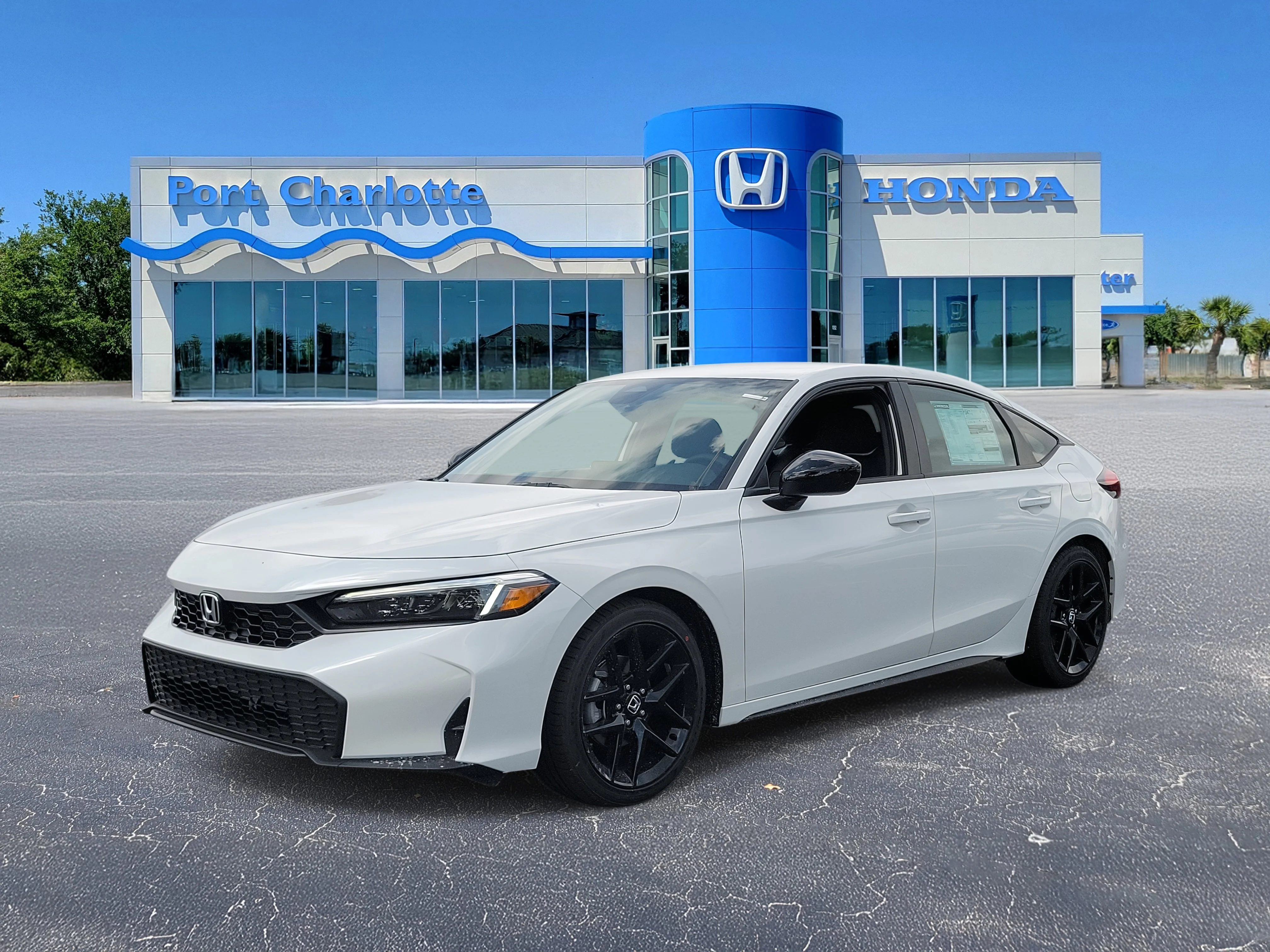 New 2026 Platinum White Pearl Honda Sport image 3