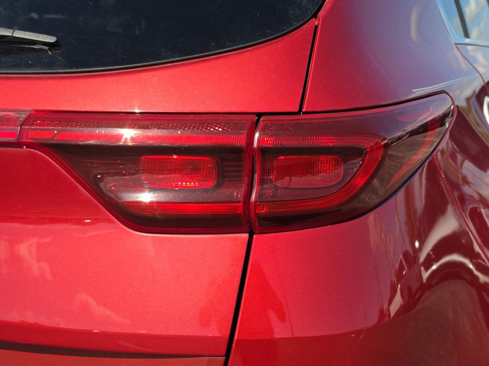 Used 2020 Red Kia LX image 7