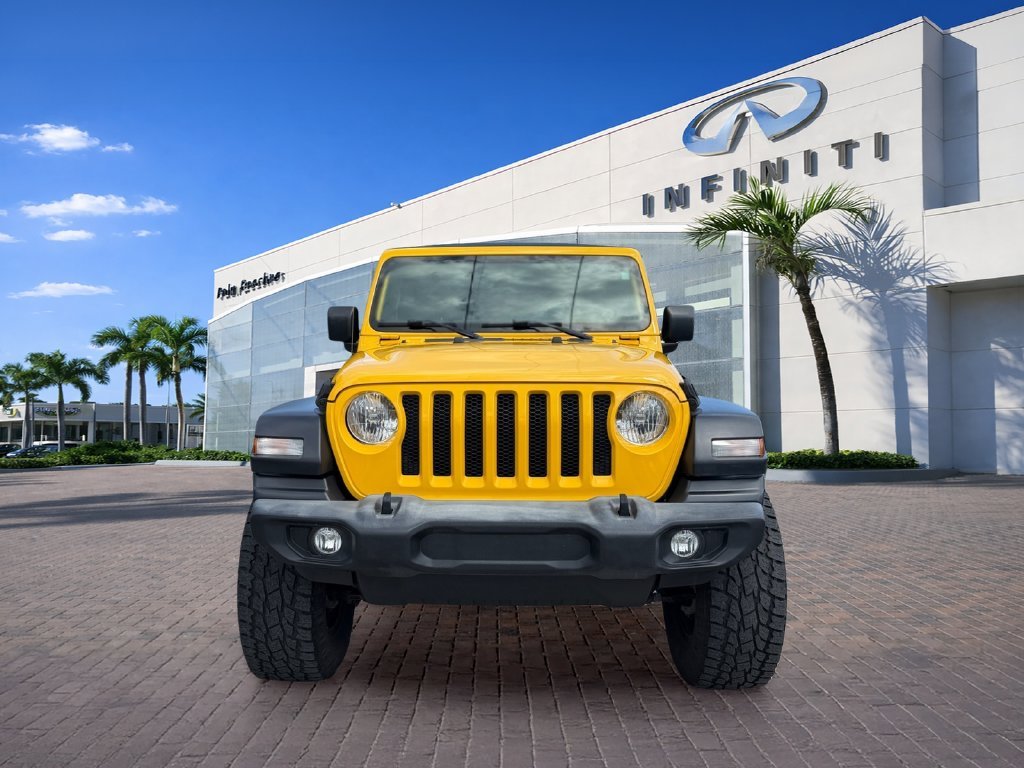 Used 2018 Yellow Jeep Unlimited Sport S image 2
