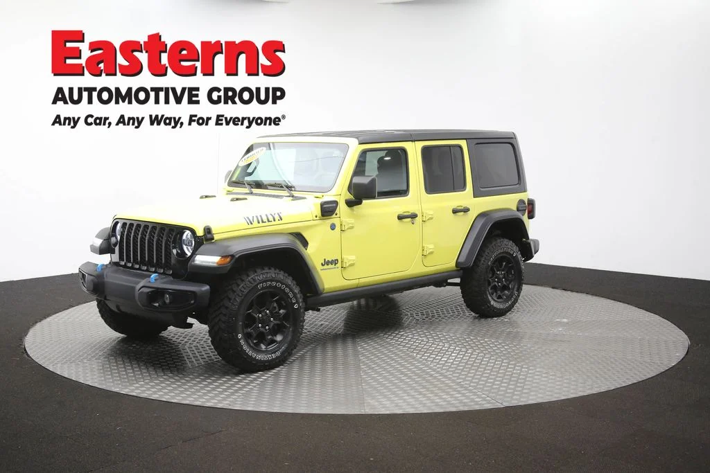 Used 2023 Yellow Jeep Willys 4xe image 56