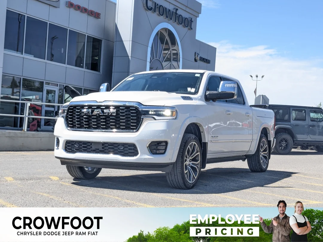 New 2026 White RAM Tungsten - - 3.0L Hurricane HO T-Turbo - Trailer Tow Group - E-Locker Rear Axle & More! image 1