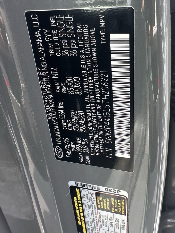 New 2026 Hampton Gray Hyundai Limited 6P image 31