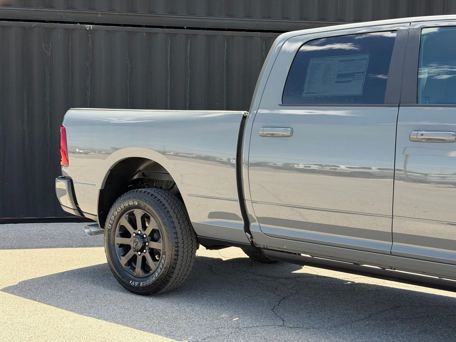 New 2026 Ceramic Gray Clear-Coat Exterior Paint RAM Laramie image 5