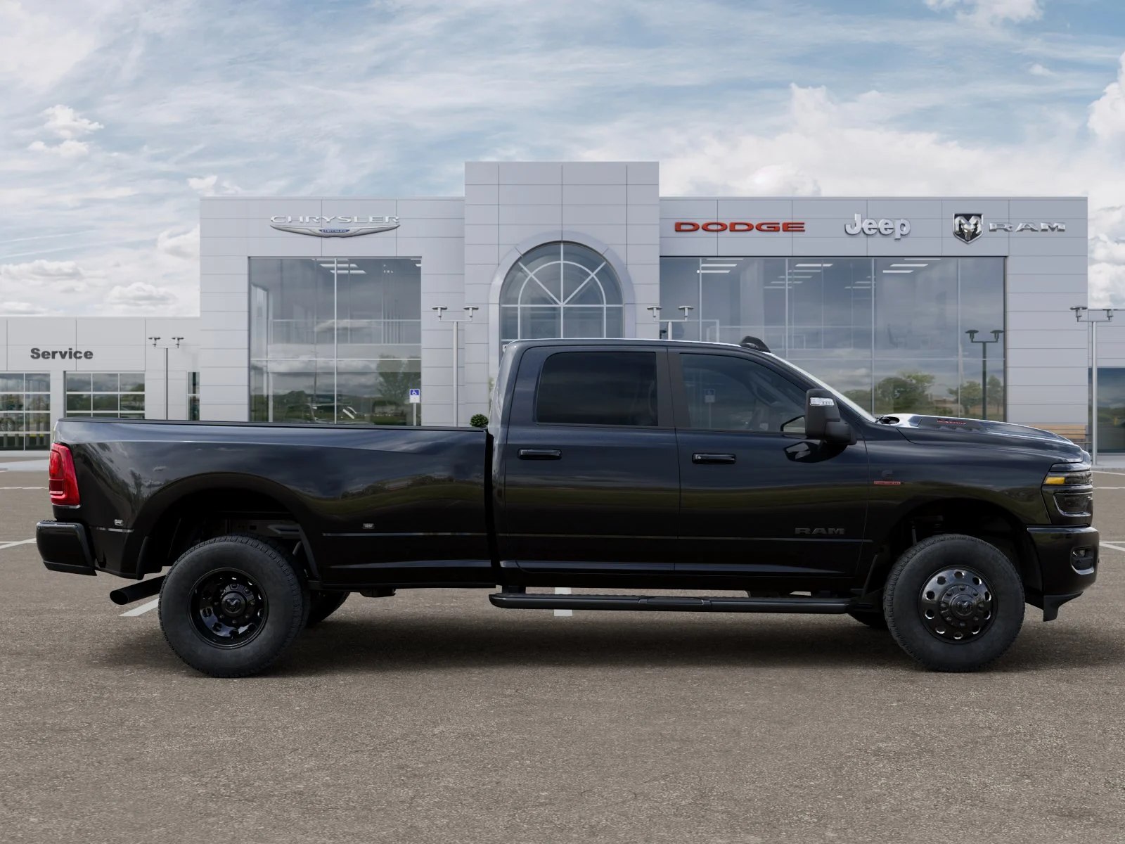 New 2026 Diamond Black Crystal Pearl-Coat Exterior Paint RAM Laramie image 54