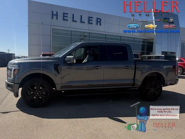 Used 2025 Carbonized Gray Metallic Ford LARIAT image 1