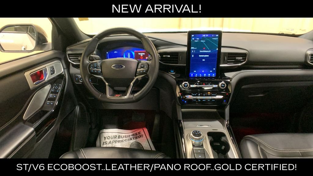 Certified Used 2022 White Metallic Ford ST image 28