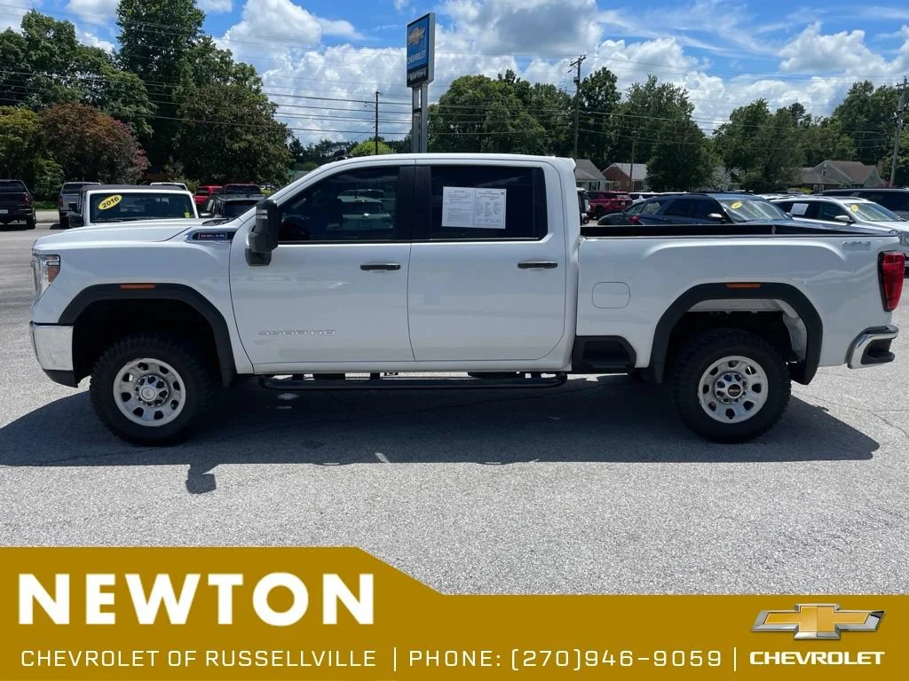 Used 2021 SUMMIT WHITE GMC 4WD CREW 159 image 35