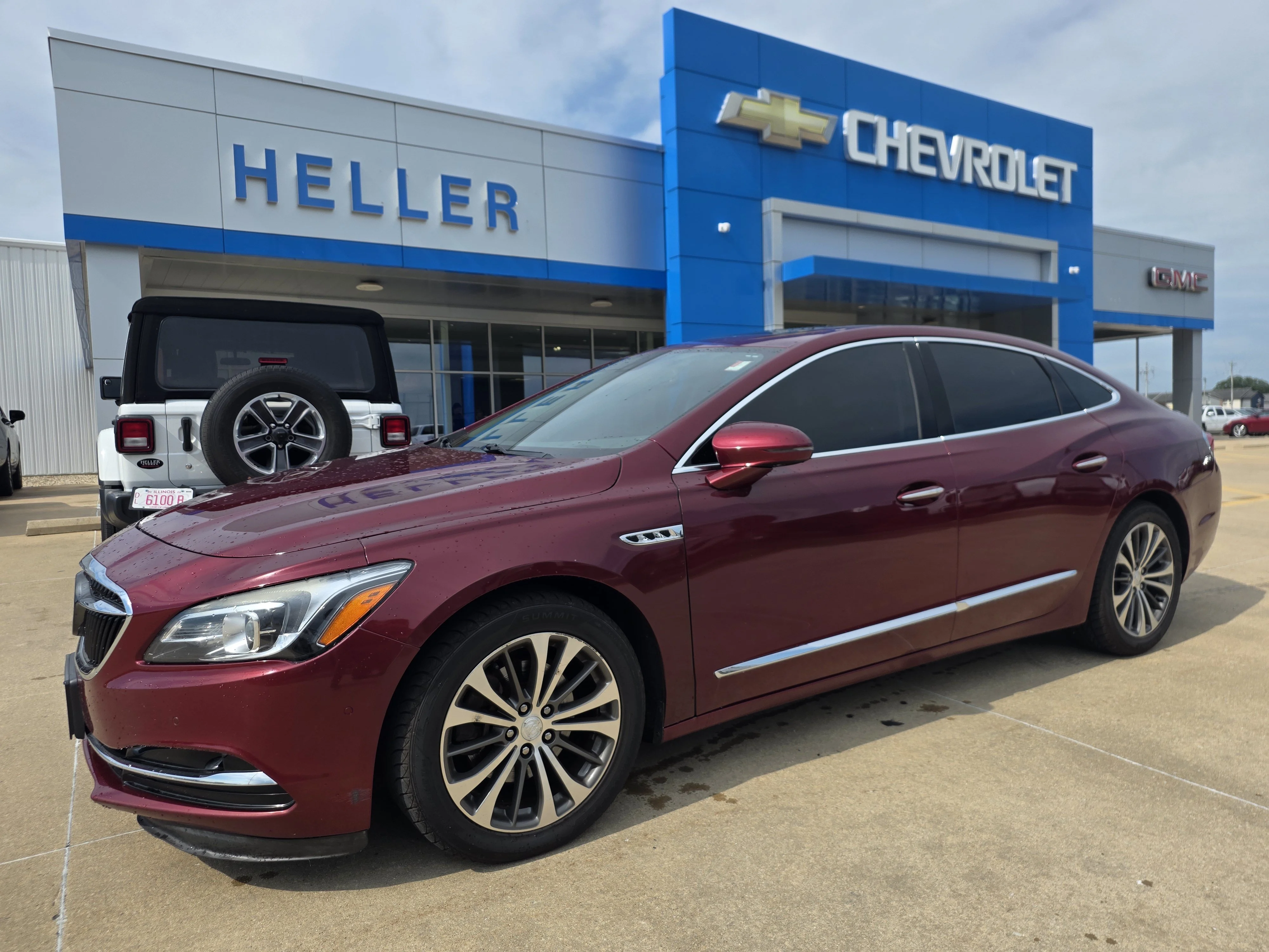 Used 2017 CRIMSON RED TINTCOAT Buick Premium image 3