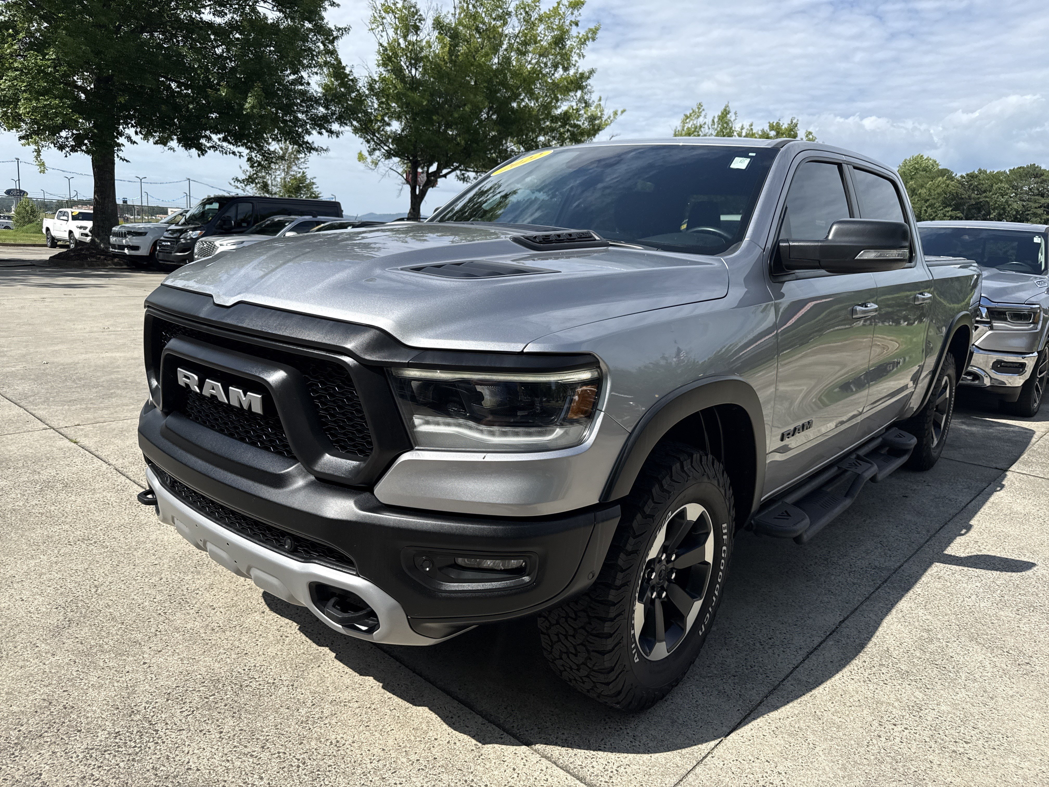 Used 2022 Billet Silver Metallic Clearcoat Ram Rebel image 3