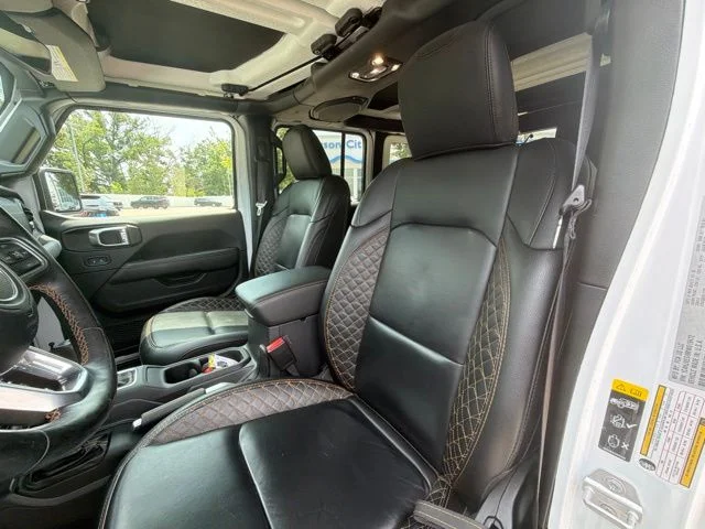 Used 2021 White Jeep Unlimited Sahara High Altitude image 22