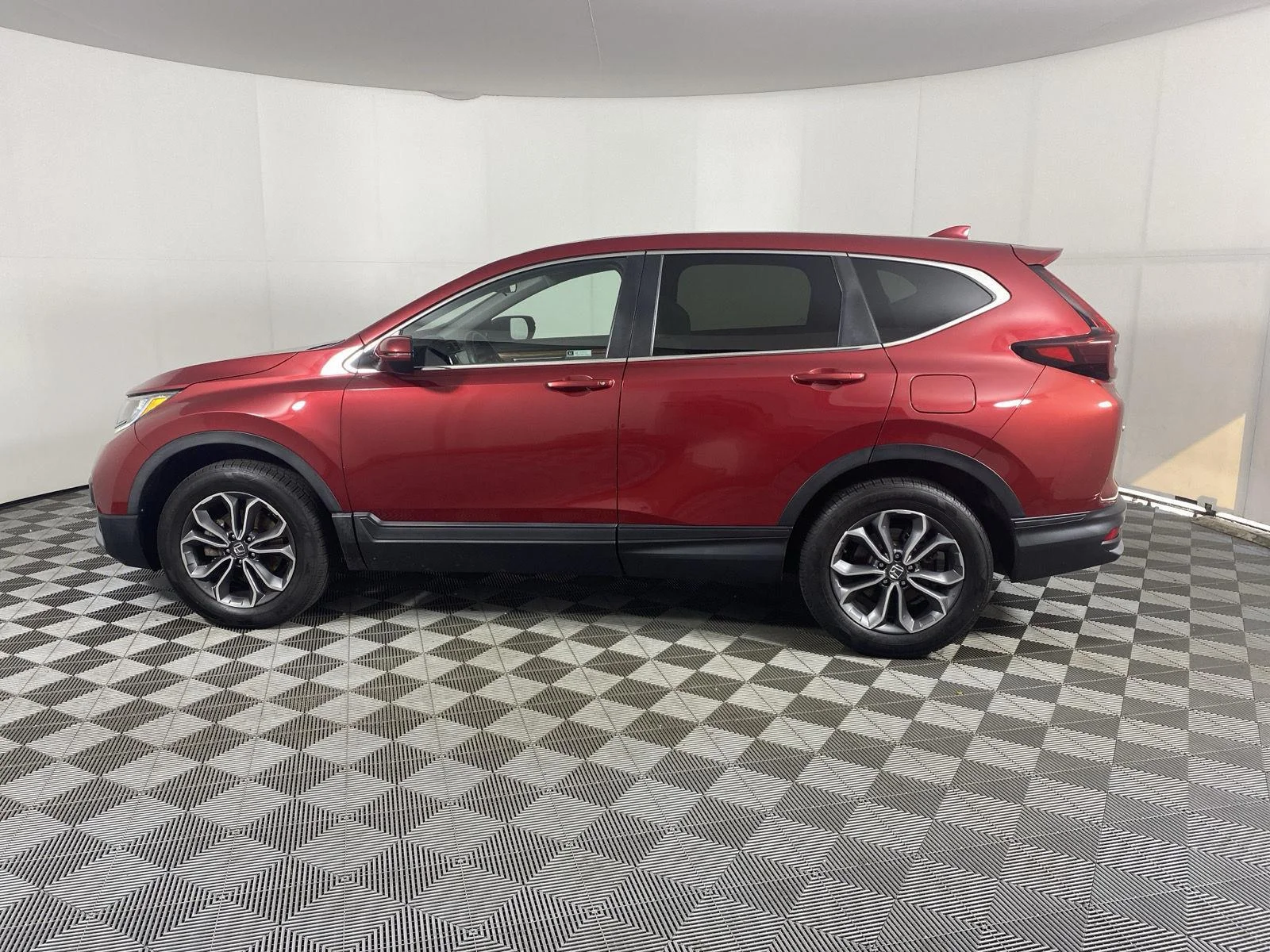 Used 2021 Radiant Red Metallic Honda EX image 4