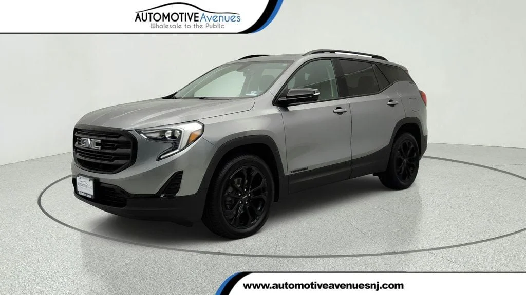 Used 2019 Satin Steel Metallic GMC AWD 4dr SLE Black Edition w/ Driver Convenience Package image 1