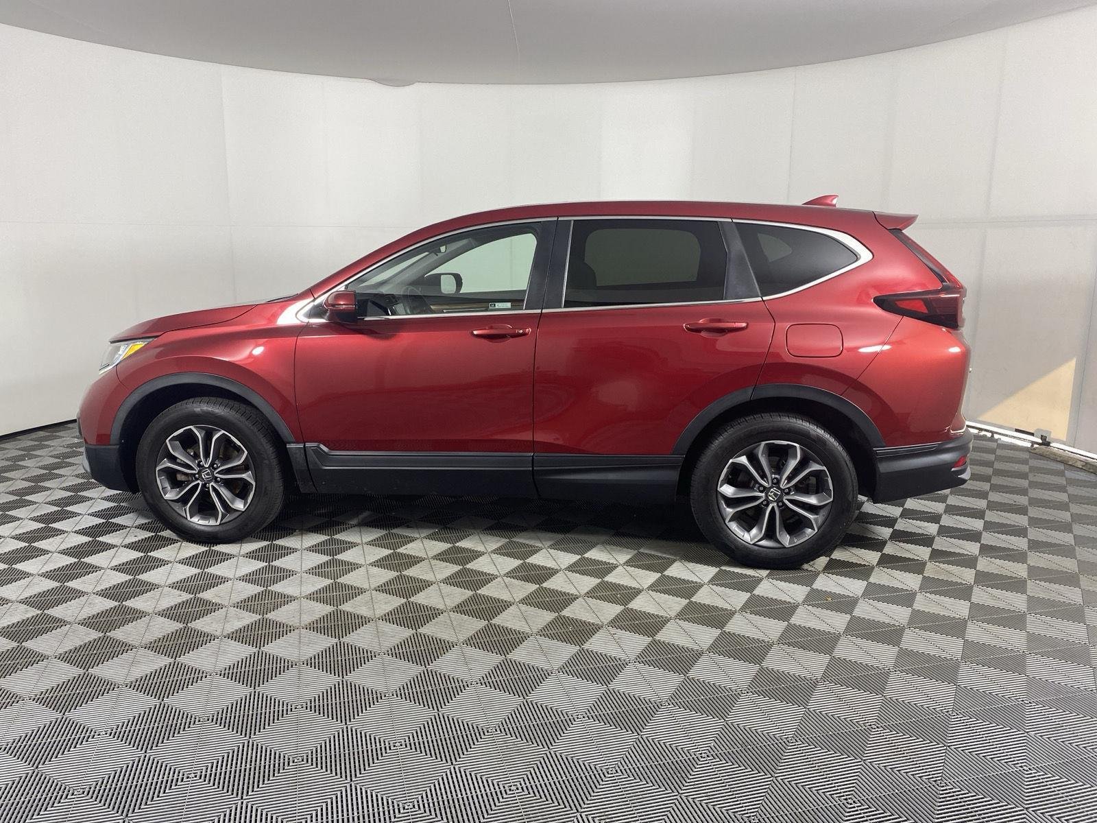 Used 2021 Radiant Red Metallic Honda EX image 4
